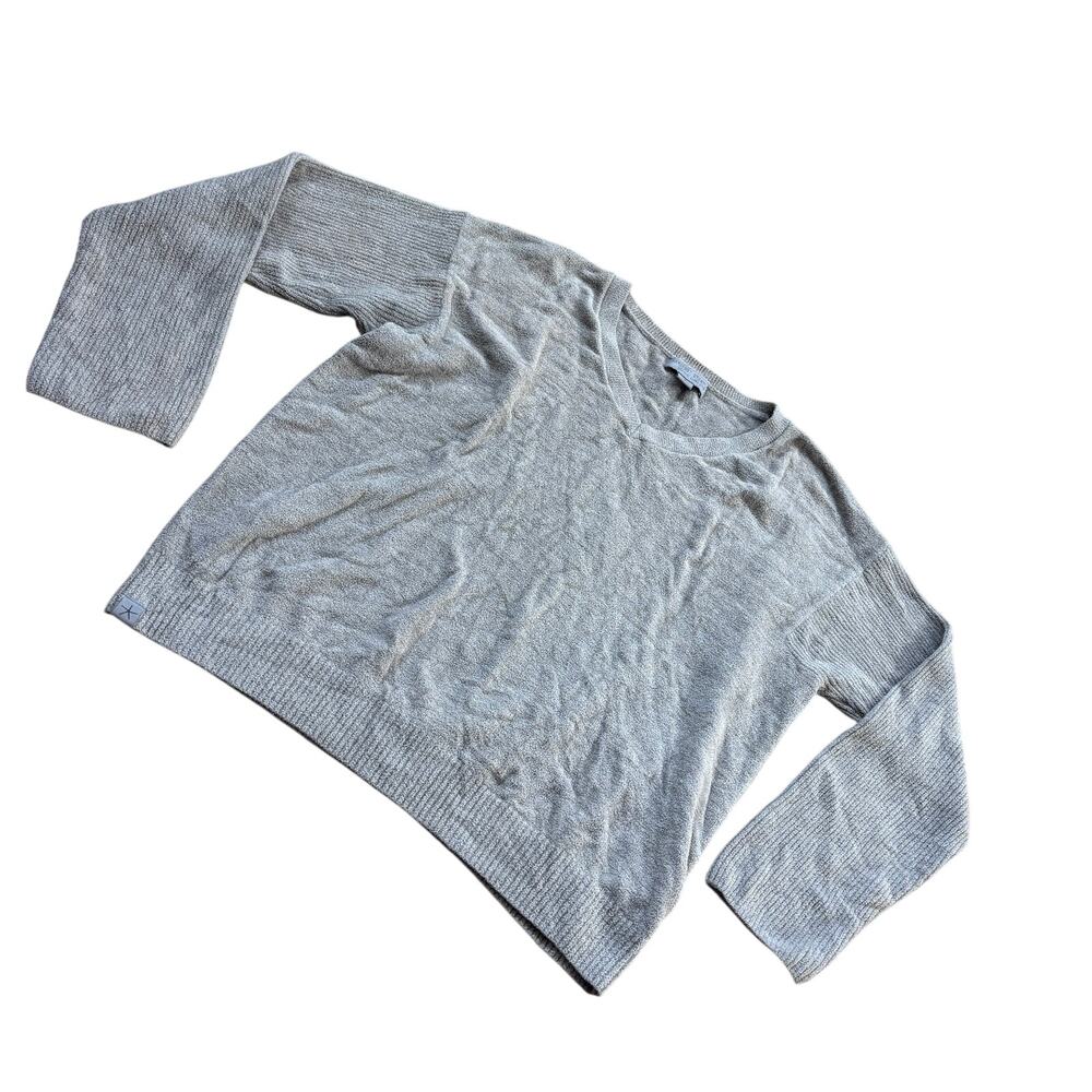 Barefoot Dreams Cozy Chic Ultra Lite Sweater Beach Rock V-Neck M - Picture 6 of 6